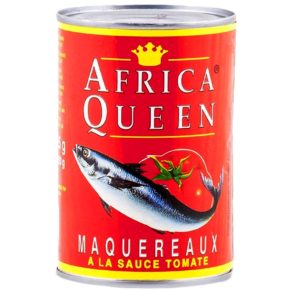 African Queen Maquereaux ala saauce tomate