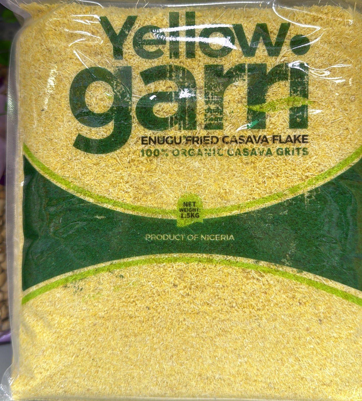 Authentic yellow Garri