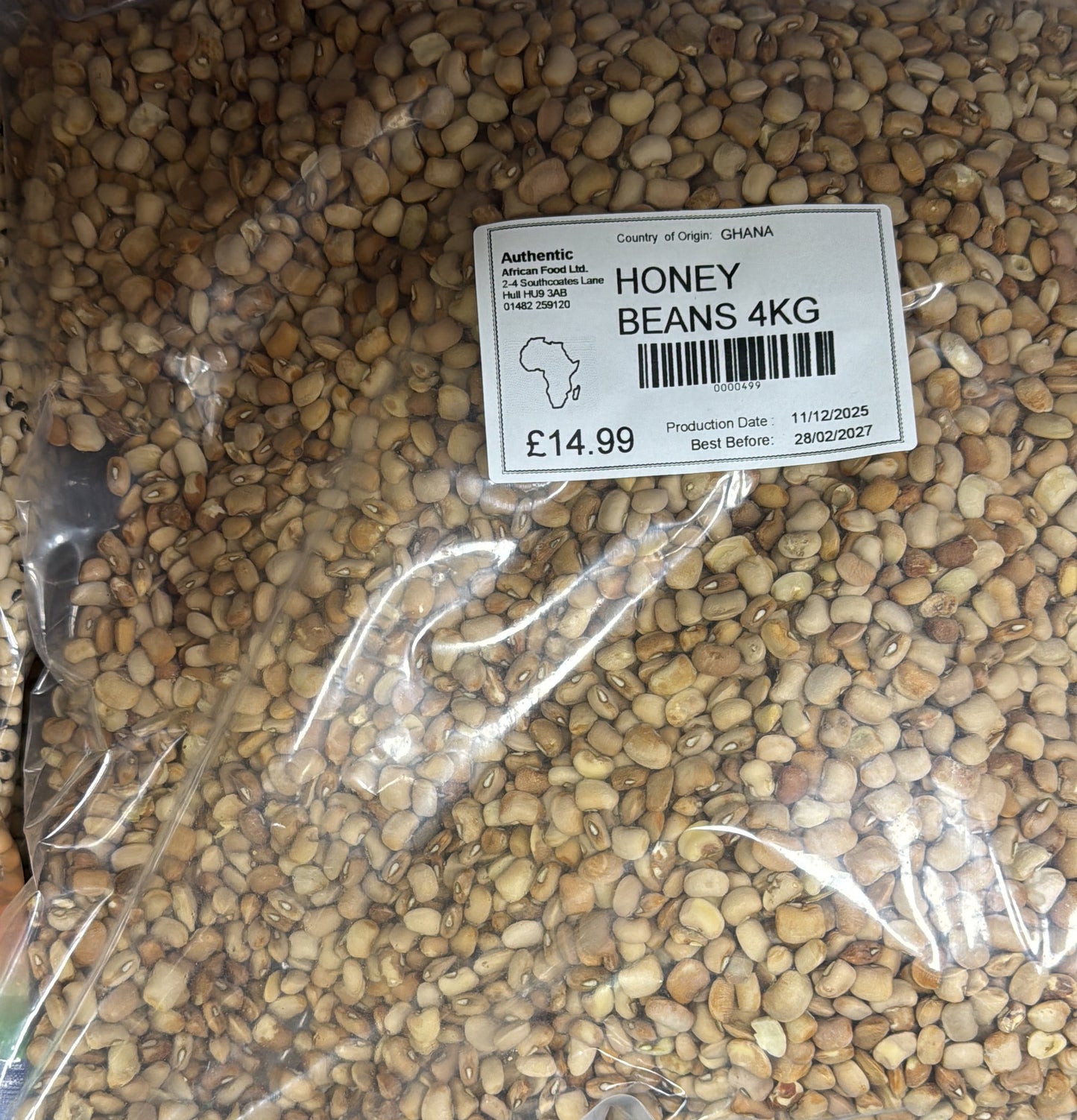 Honey beans oloyin beans