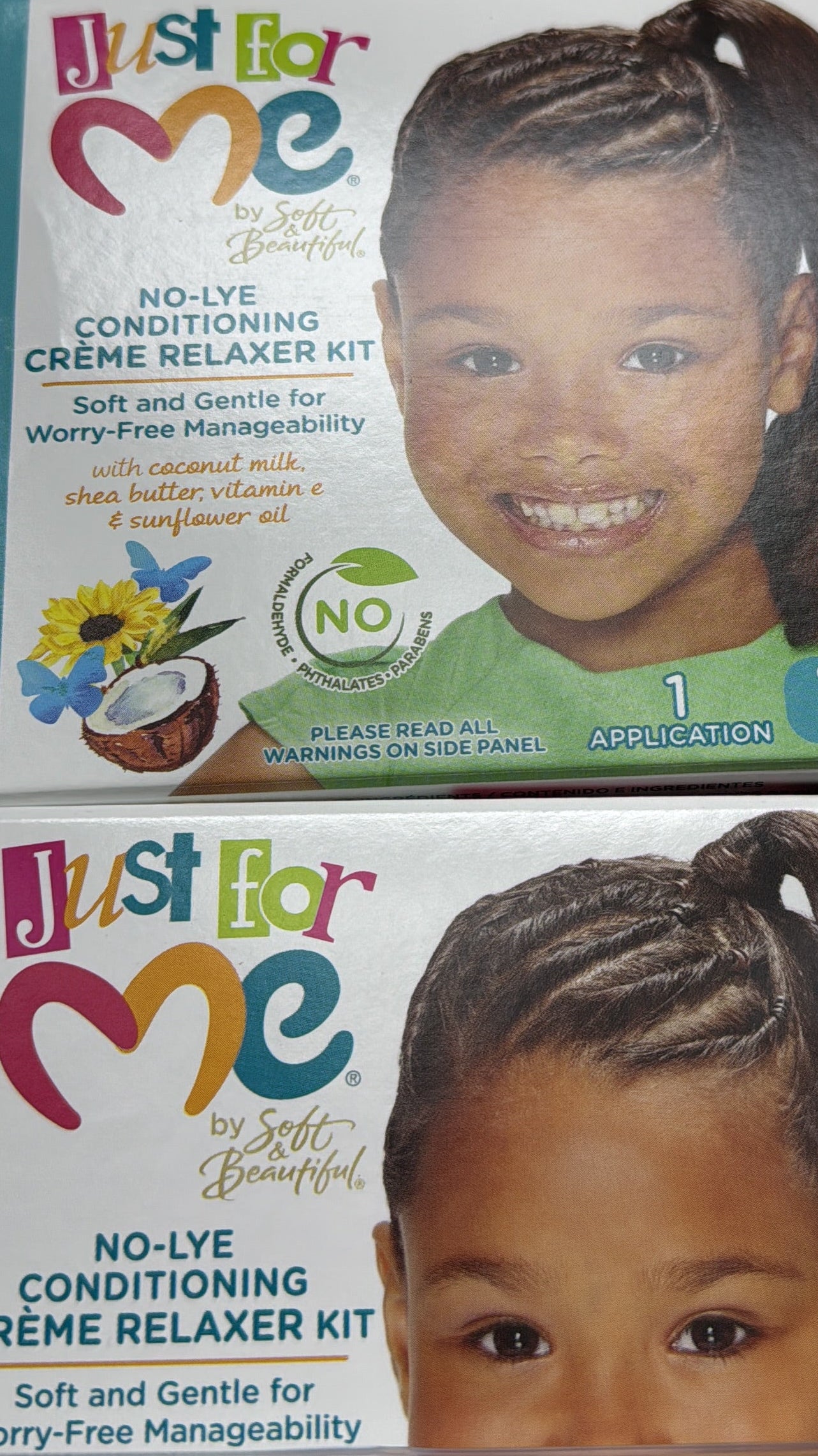 Just for me kids relaxer kit