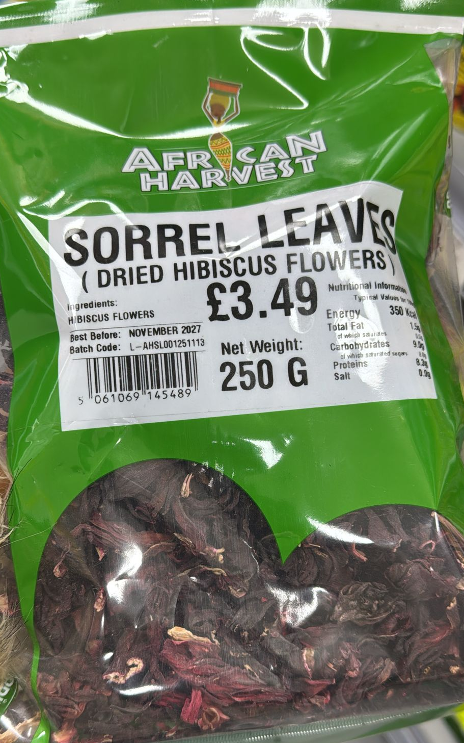 African Harvest Zobo Leaves
