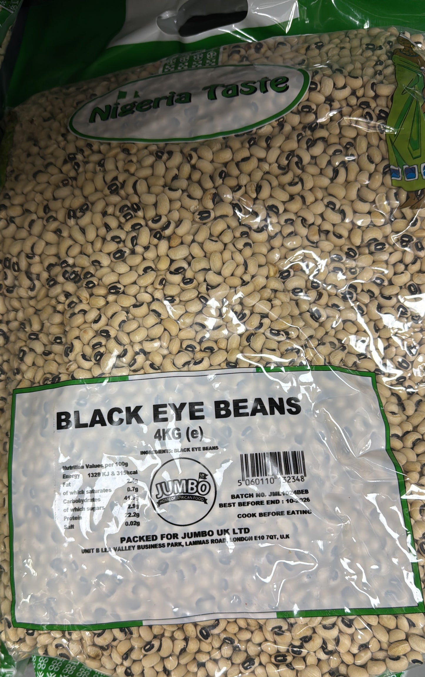 Nigeria taste black eye beans