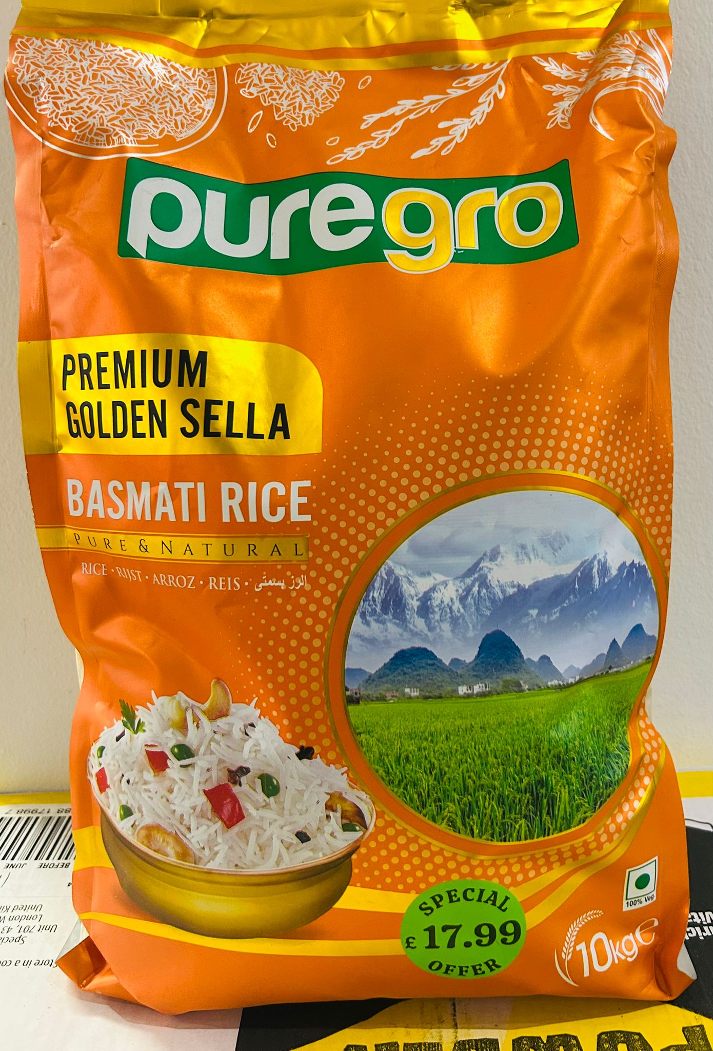 Puregro premium goldensella basmati