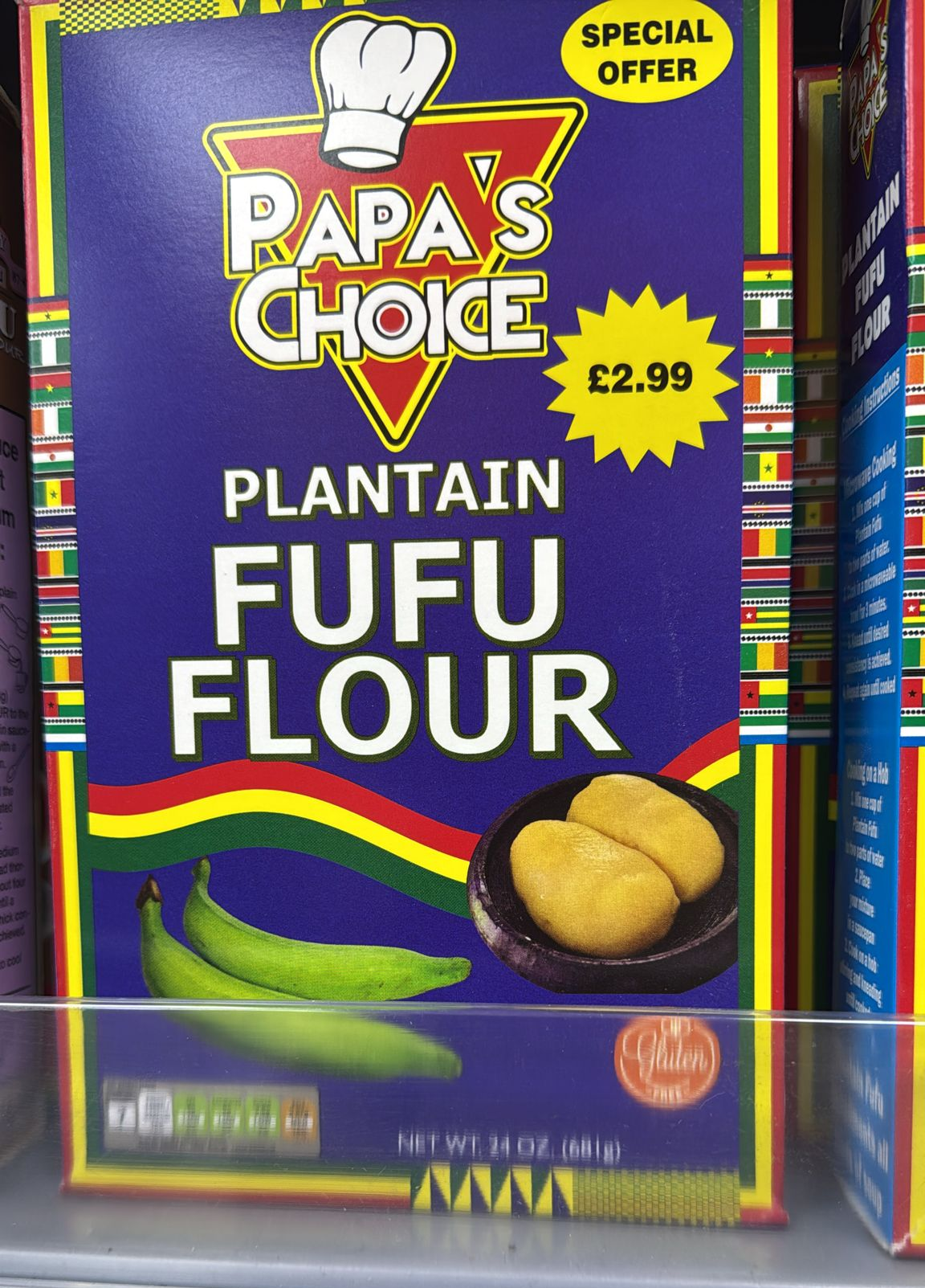 Papa's Choice Plantain Fufu Flour