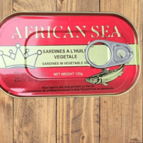 African sea sardines in vegetable oil